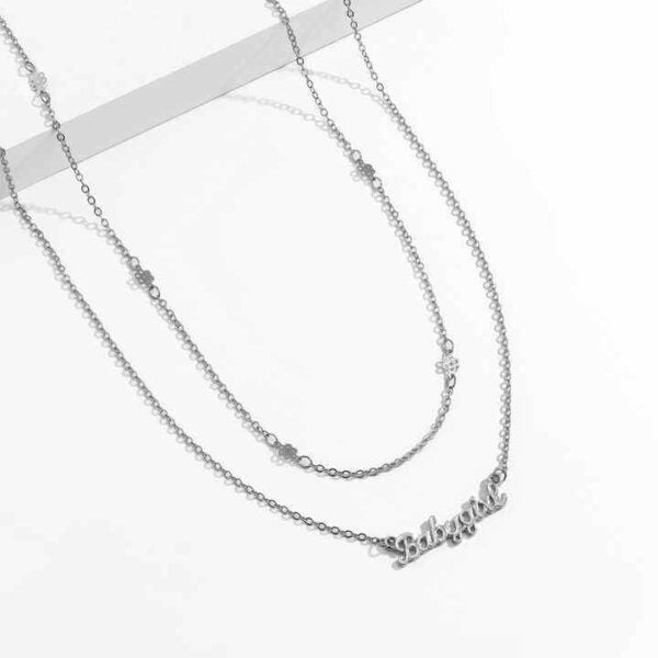 Double Layer Babygirl 18k Silver Plated Belly Chain