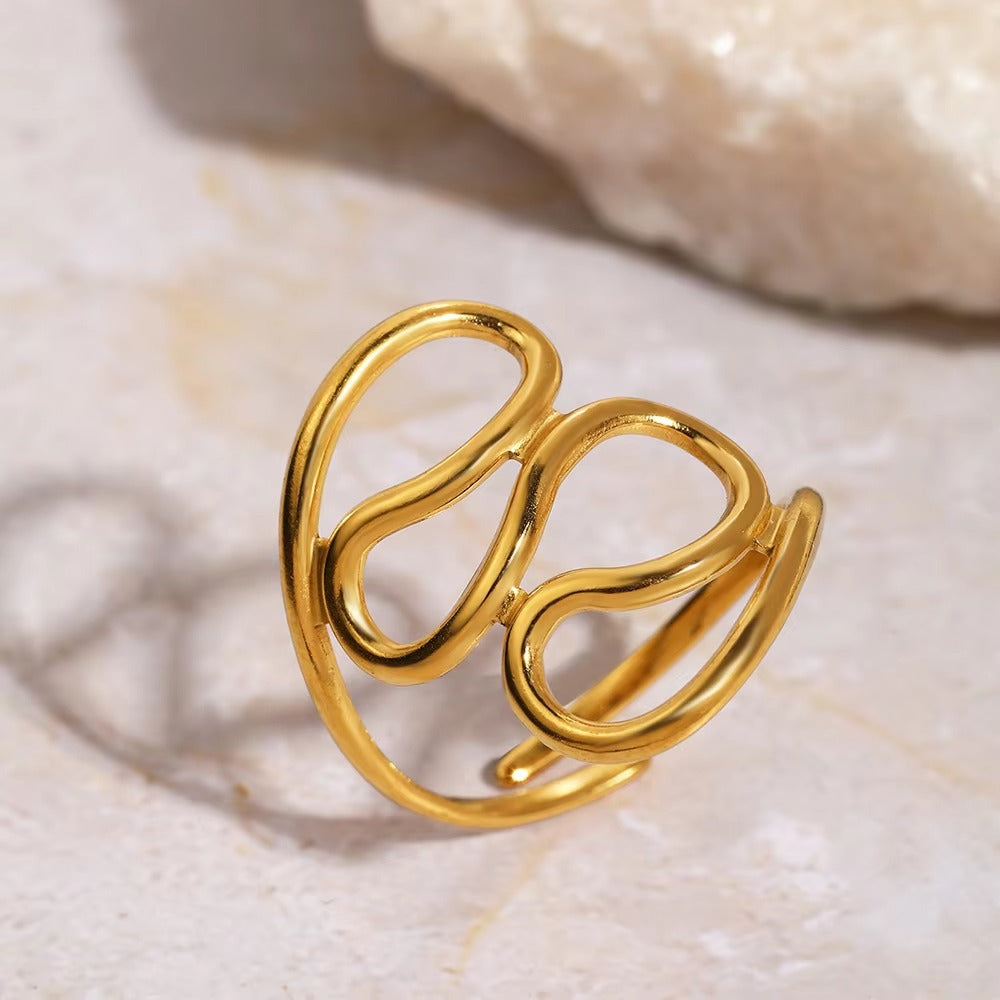 Geometric Irregular Open Ring