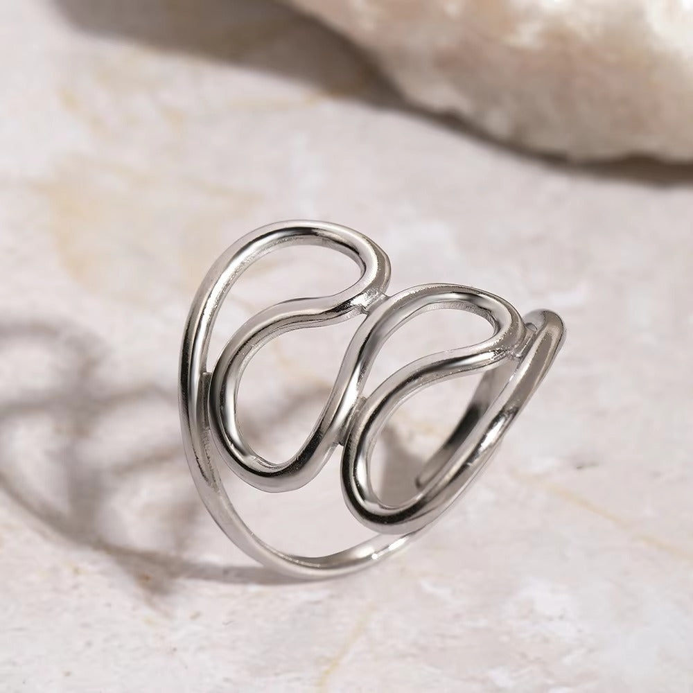 Geometric Irregular Open Ring