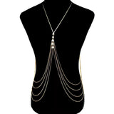 Sexy Chest Chain with Pearl