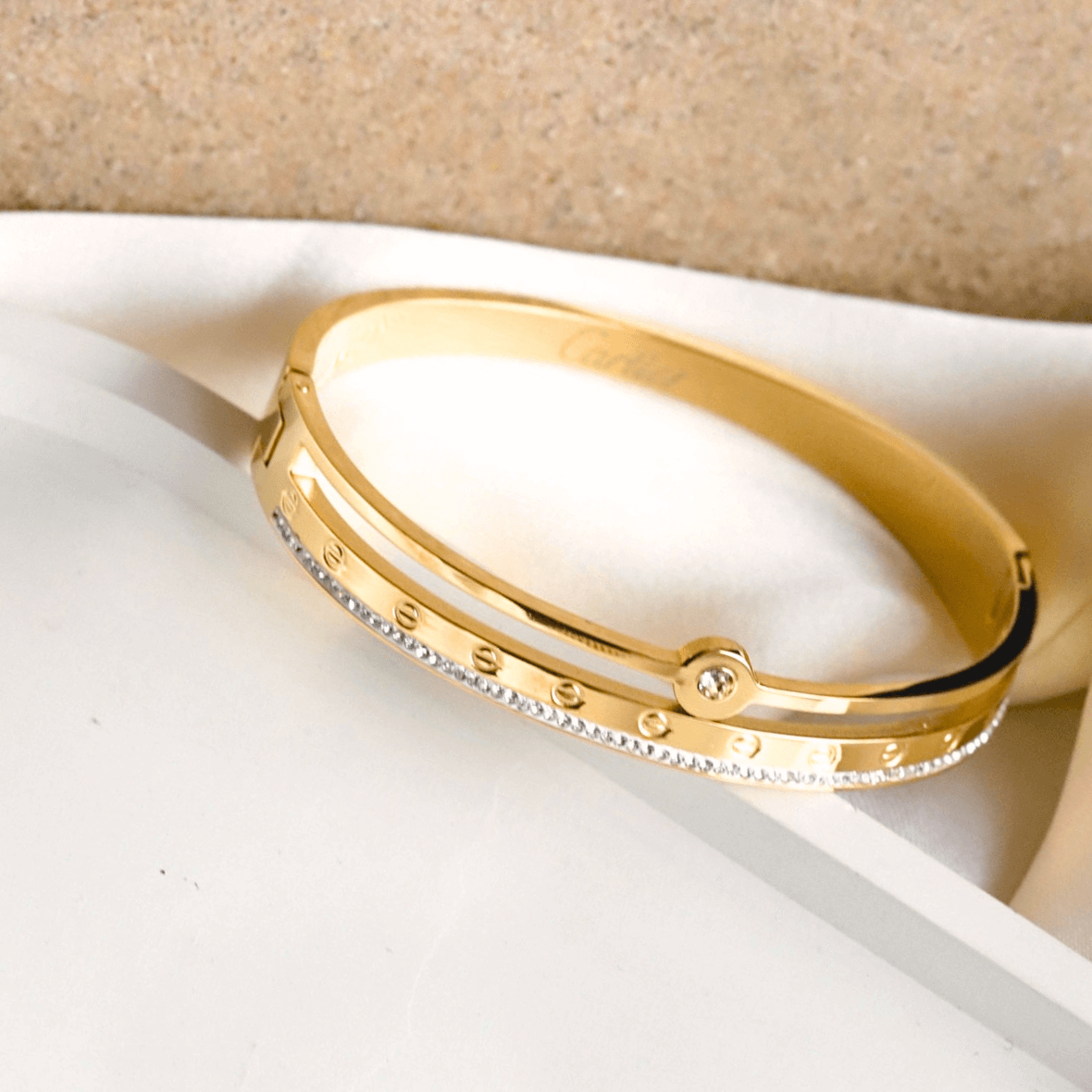 Stainless Steel Aurora Bangle