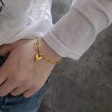 Stainless Steel Heart Bracelet