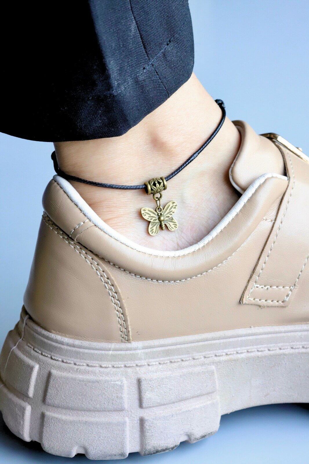 Butterfly Choker Anklet