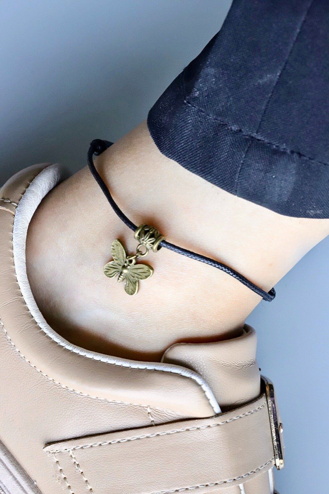 Butterfly Choker Anklet
