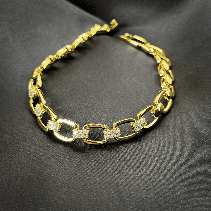 18K gold plated bracelet