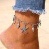925 Silver Plated Ocean jewels Anklet