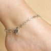 Bohemian Style Silver Plating Chain Anklet for girls Zalika
