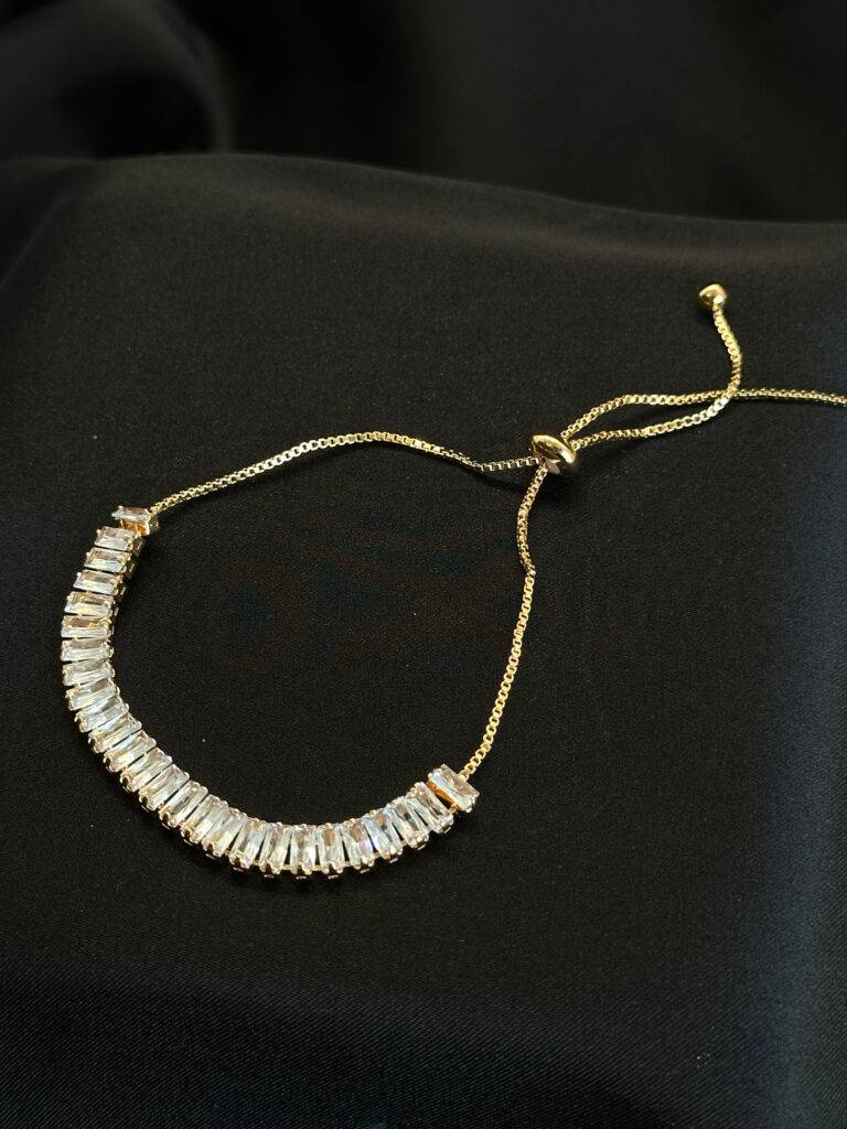 sampan gemstone 18k Gold Plated Bracelet 