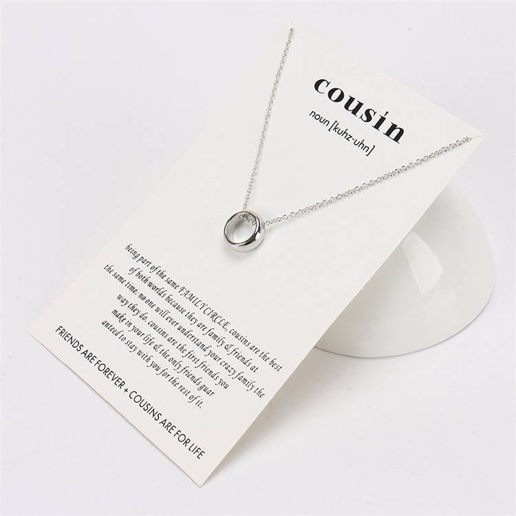 18K Silver Plated Pendant Necklace for Girls