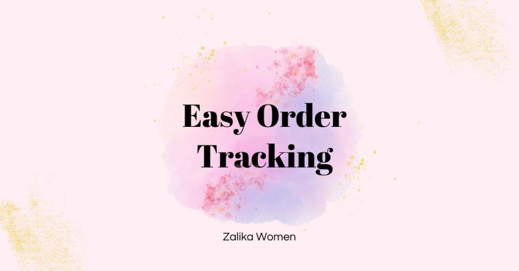 Easy Order tracking with Zalika