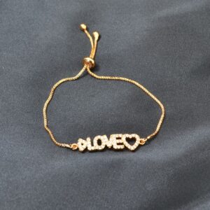 love n heart bracelet for girls