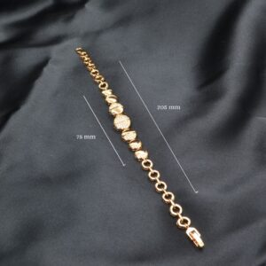 circle gold bracelet for womens