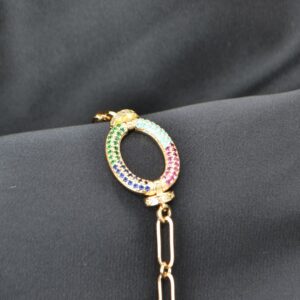 Elsa Gold Plated Chain Bracelet for women's - online women shopping brand